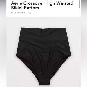 Aerie Crossover High Waisted | Size L | Bikini Bottom